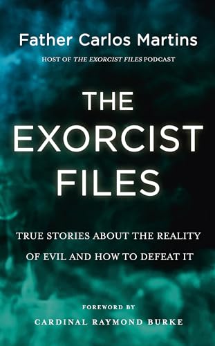 Book cover: "The Exorcist Files" with white text on a dark teal background.