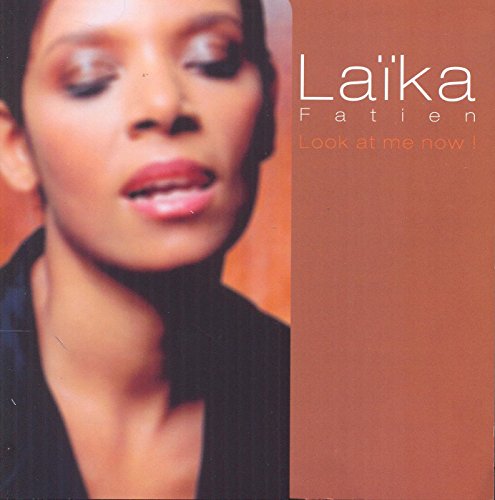 CD cover featuring Laika Fatien’s portrait with orange background.