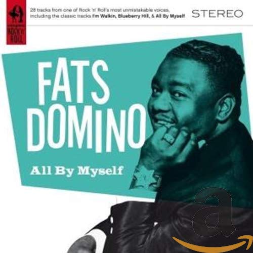 Fats Domino album cover, “All By Myself,” featuring a portrait of the artist.