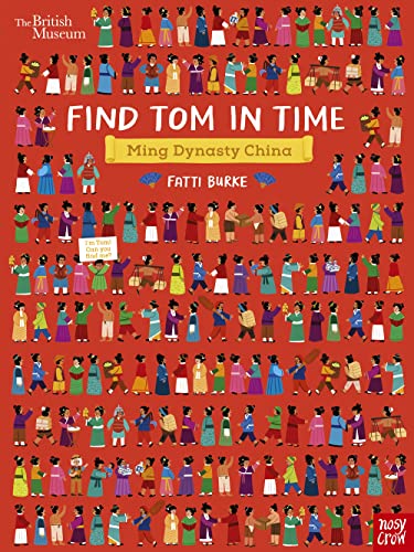 Book cover with a crowd of people in Ming Dynasty Chinese clothing.