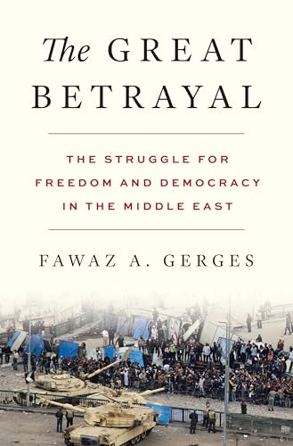 Book cover: “The Great Betrayal” with a protest scene below title.