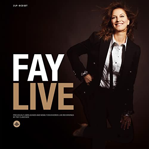 Fay Classen album cover featuring a portrait of the artist in a suit.