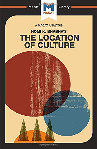 Book cover for “The Location of Culture” with abstract geometric design.