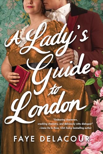 Book cover featuring a couple in Regency-era clothing and pink roses.
