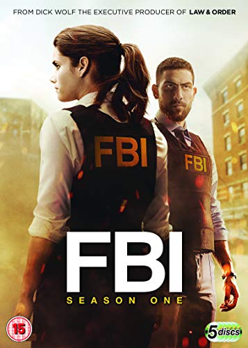 FBI Season 1 DVD cover featuring two agents in tactical vests.