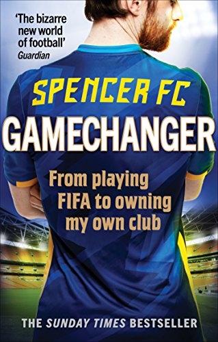 Book cover: man in blue soccer jersey, title "Gamechanger" visible.