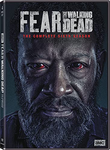 DVD cover for "Fear The Walking Dead" Season Six, featuring a man’s face.