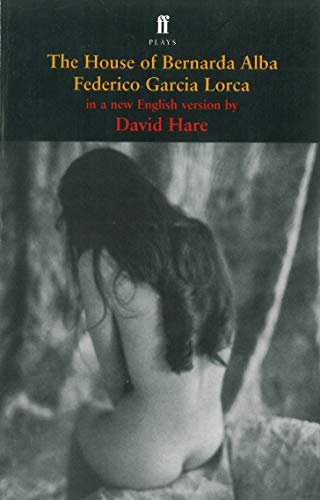Book cover: "The House of Bernarda Alba" with a woman’s back in focus.