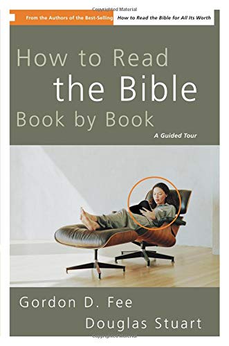 Book cover with a woman reading in a chair, titled "How to Read the Bible.