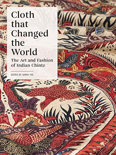 Book cover featuring detailed, colorful Indian chintz textile patterns.