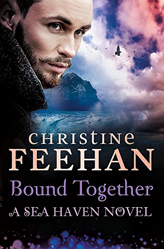 Book cover: man’s face, stormy seascape, and title “Bound Together.”