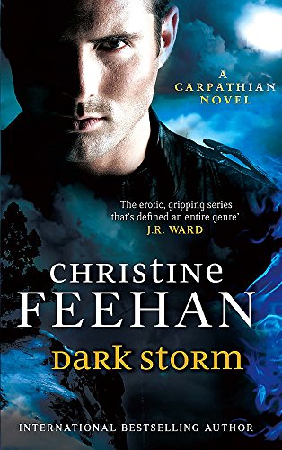 Book cover: dark, brooding man against stormy blue and black background.