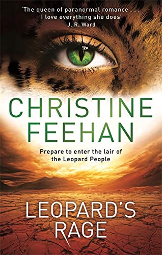 Book cover: close-up of a green, slitted eye within leopard spots.