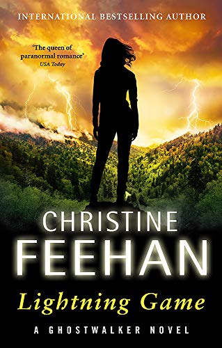 Book cover: Silhouette of a woman against a stormy, mountainous landscape.