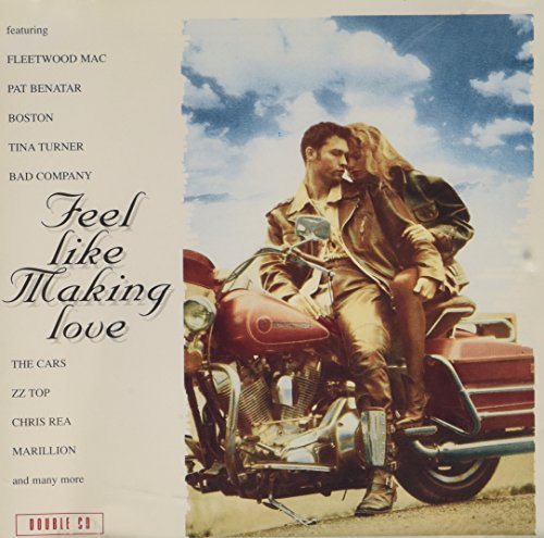 CD cover featuring a couple on a motorcycle with blue sky.