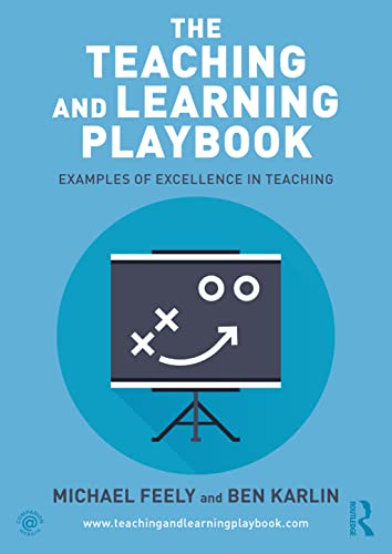 Book cover titled The Teaching and Learning Playbook with a chalkboard play diagram graphic.