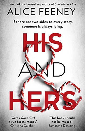 Book cover with red and white twisted rope forming a broken heart.