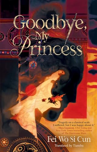 Book cover: “Goodbye, My Princess” with a woman and a bird in flight.