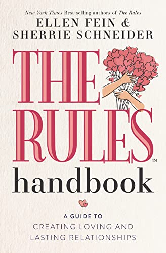Book cover for The Rules Handbook by Ellen Fein and Sherrie Schneider with hearts.