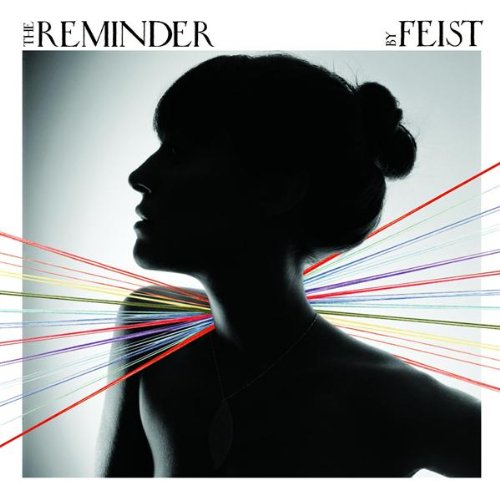 CD cover: Silhouette of Feist with colorful lines emanating from her.
