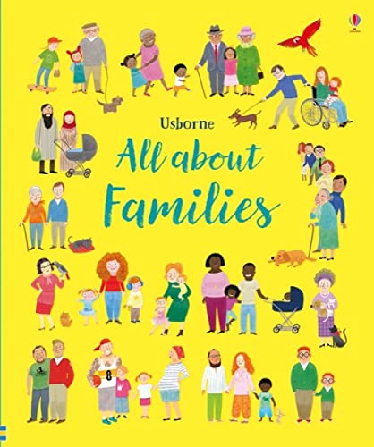 Book cover depicting diverse families and people in bright illustrations.