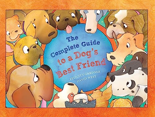 Book cover featuring illustrated dogs in a circle, titled "The Complete Guide to a Dog's Best Friend".