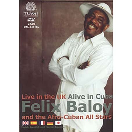DVD cover featuring Felix Baloy in white hat and shirt, arms crossed, smiling.