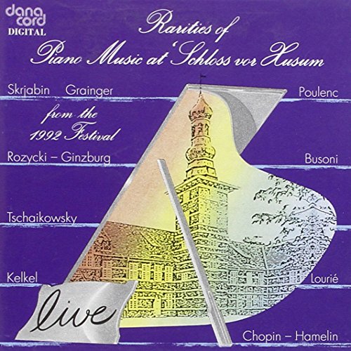 CD cover: purple background with castle illustration and composer names.