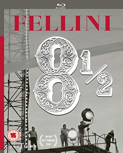 Blu-ray disc with Federico Fellini's film 8 1/2 in a standard case packaging.