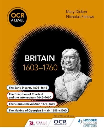 Textbook cover: “Britain 1603-1760” with a portrait bust illustration.