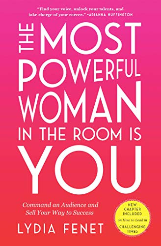 Book cover with bold pink and white text: "The Most Powerful Woman in the Room Is You.