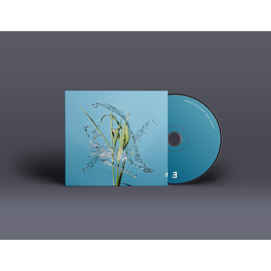 CD case with blue background and image of splashing water.