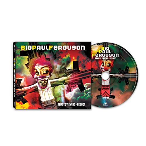CD case and disc for "Remote Viewing - Reboot" featuring a clown image.