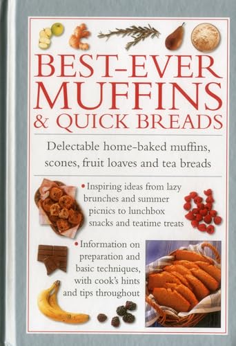 Cookbook cover featuring muffins, fruit, and breads with red text.