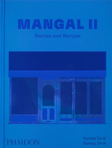 Book cover: "Mangal II" with a blue storefront image.