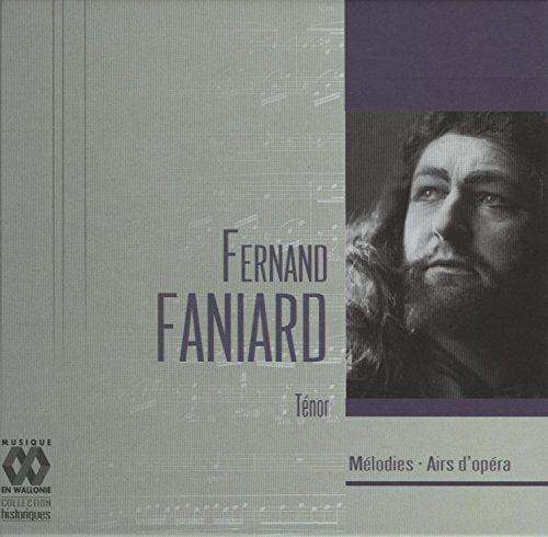 CD cover with a black-and-white portrait of a man and text "Fernand Faniard Ténor".