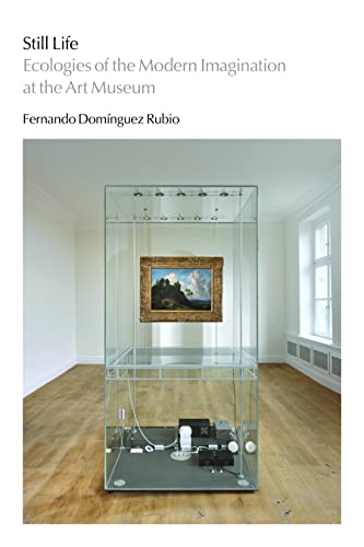 Book cover featuring a painting in a glass display case.