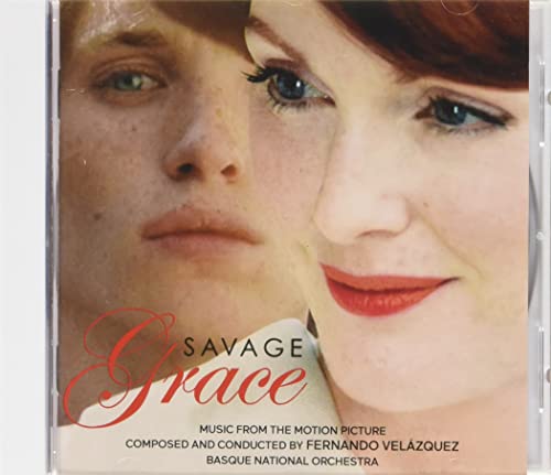 CD cover for "Savage Grace" soundtrack featuring two close-up portraits.