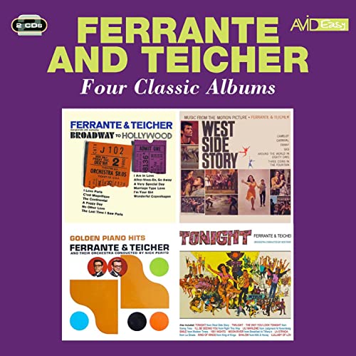 CD cover for Ferrante & Teicher’s “Four Classic Albums” with film imagery.