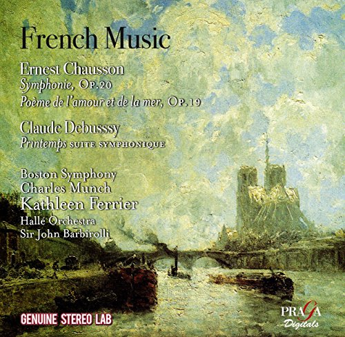 "CD cover featuring a serene river landscape painting with French music details."