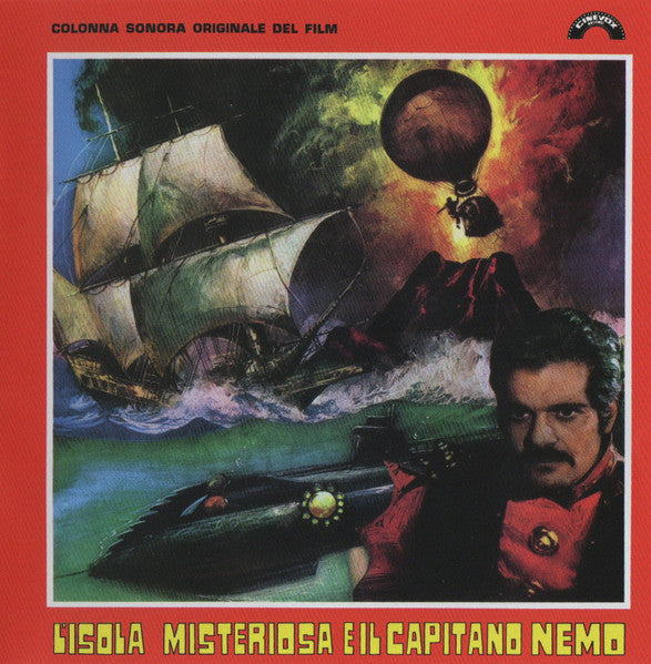 CD cover: sailing ship, submarine, hot air balloon, and Captain Nemo portrait.
