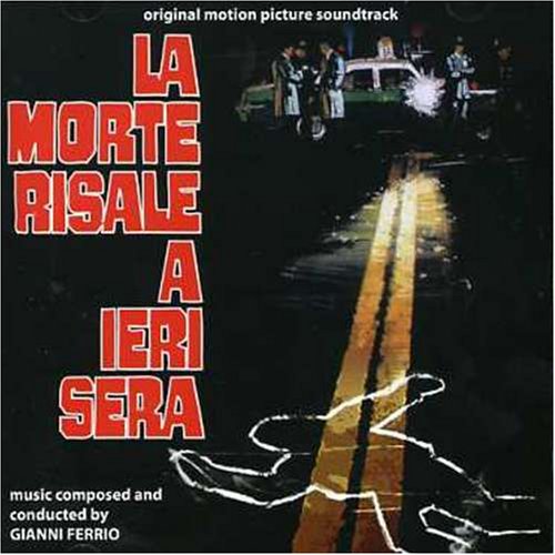 CD cover for "La Morte Risale A Ieri Sera" soundtrack, dark scene.