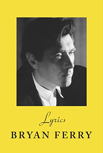 Book cover with black and white portrait of Bryan Ferry.
