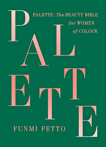 Green book cover with large, coral-colored text spelling “Palette.”