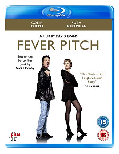 "Fever Pitch" Blu-ray case with Colin Firth and Ruth Gemmell on the cover.