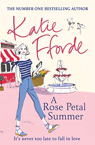 Book cover: illustrated woman with a fountain and bistro scene.