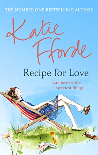 Book cover: woman relaxing in a deckchair with daisies and a drink.