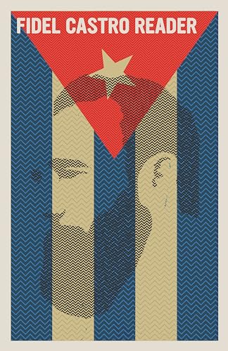 Book cover featuring Fidel Castro’s face overlaid on a Cuban flag design.