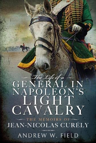 Book cover depicting a cavalry officer on a white horse.