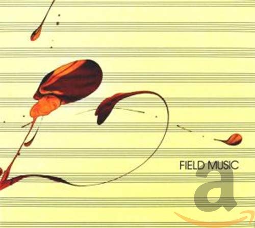 CD cover for Field Music album with abstract red brushstrokes.